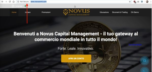 Novus CM Home Page