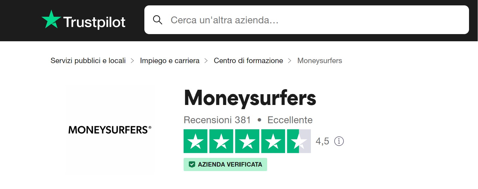 Moneysurfers recensioni e opinioni