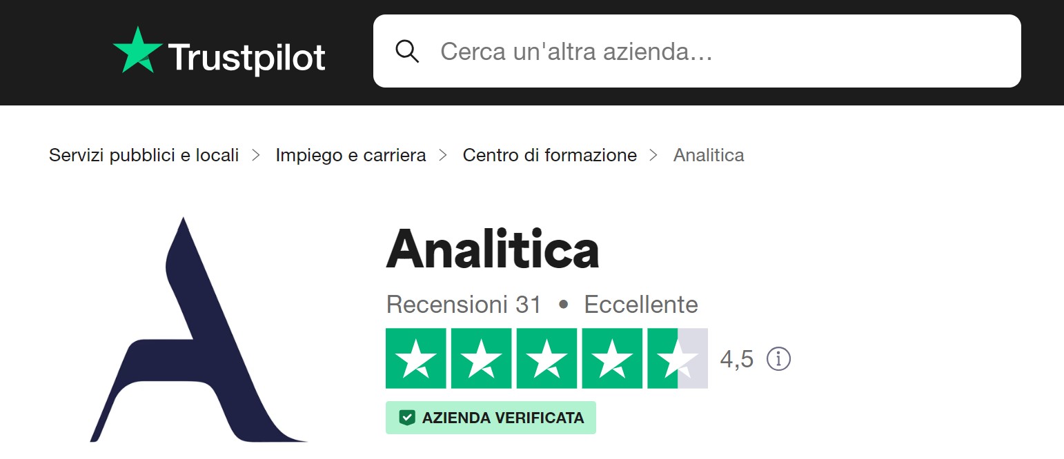 Pietro Michelangeli analitica recensioni TrustPilot